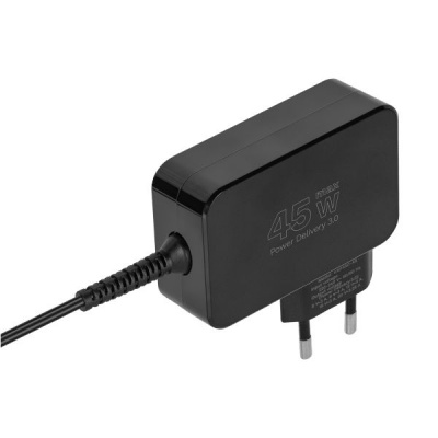 Univerzálny napájací adaptér 45W s PD, 7 koncoviek Univerzálny napájací adaptér 45W s PD, 7 koncoviek