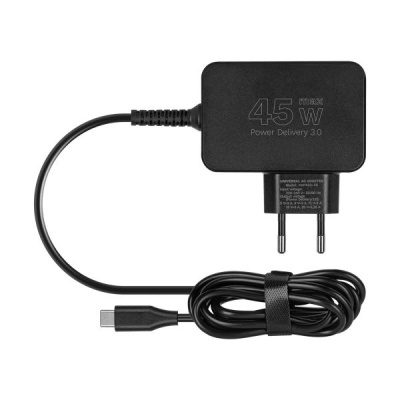 Univerzálny napájací adaptér 45W s PD, 7 koncoviek Univerzálny napájací adaptér 45W s PD, 7 koncoviek