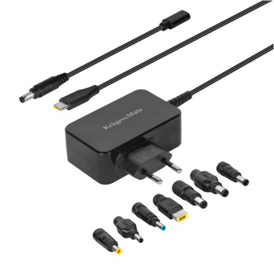 Univerzálny napájací adaptér 65W s PD, 7 koncoviek Univerzálny napájací adaptér 65W s PD, 7 koncoviek