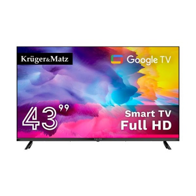 Televízor Kruger&Matz 43" (108cm)FHD Google TV H.265 DVB-S2/T2/C