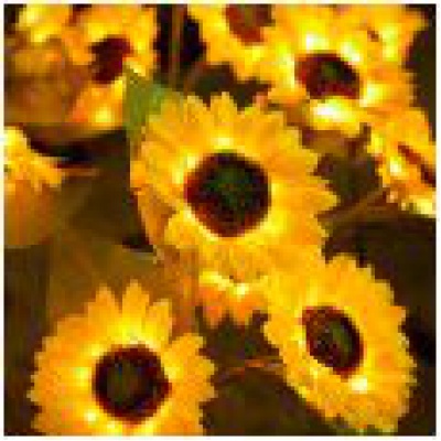 Dekoratívne solárne záhradné svietielka Rebel slnečnica