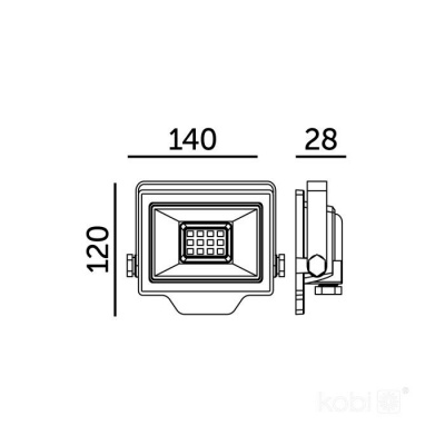 LED Reflektor DELYO MHN 30W 4000K IP54 Premium