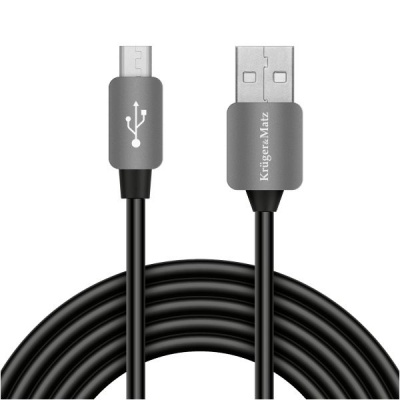 Kábel USB A - micro USB 1,8m Kruger&Matz Kábel USB A - micro USB 1,8m Kruger&Matz