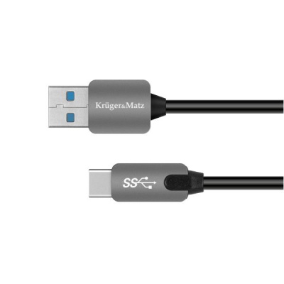 Kábel USB 3.0V - USB typ C 5G 1m  Kruger&Matz