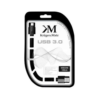 Kábel USB 3.0V - USB typ C 5G 1m  Kruger&Matz