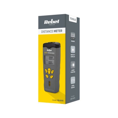 Merací prístroj REBEL RB-0015 - meranie vzdialenosti