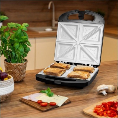 Sendvičovač s keramickými platňami TEESA - 4 sendviče