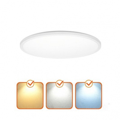 Stropné LED svietidlo NIVERA CIRCLE 12W 3CCT IP54 biele senzor