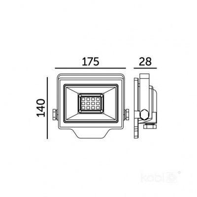 LED Reflektor DELYO MHN 50W 4000K IP54 Premium