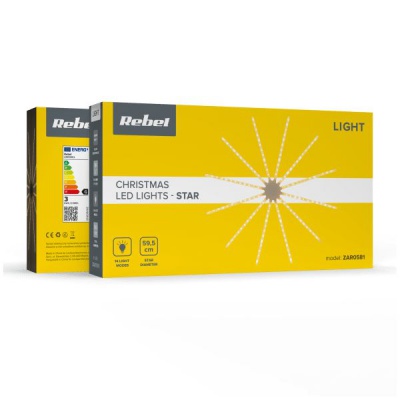 Vianočná dekoračná LED hviezda