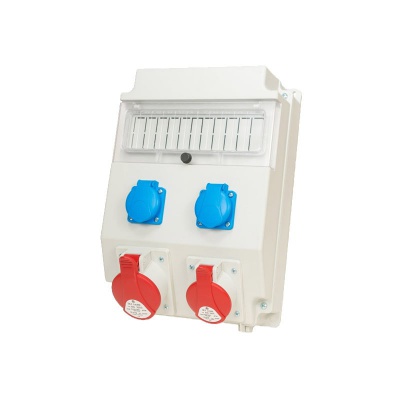 Zásuvková rozvodnica 1x32A/5P, 1x16A/5P, 2x250V, IP54