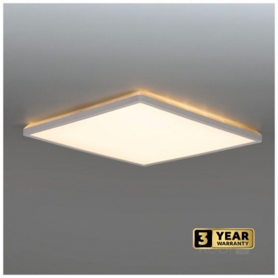 Stropné LED svietidlo NIVERA SQUARE 24W 3CCT IP54 Premium biele