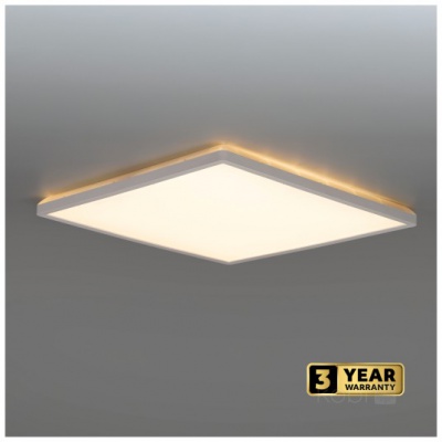 Stropné LED svietidlo NIVERA SQUARE 18W 3CCT IP54 Premium biele