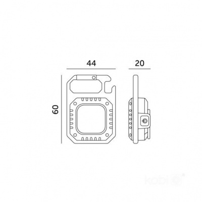 Vreckové multifunkčné LED svietidlo X-MPR MICRO CCT