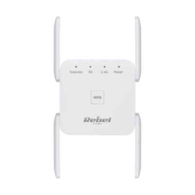 WiFi Extender-zosilňovač bezdrôtovej Wi-Fi siete 2.4/5GHz REBEL