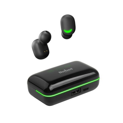 Bezdrôtové slúchadlá do uší Rebel SN-E10 s powerbankou