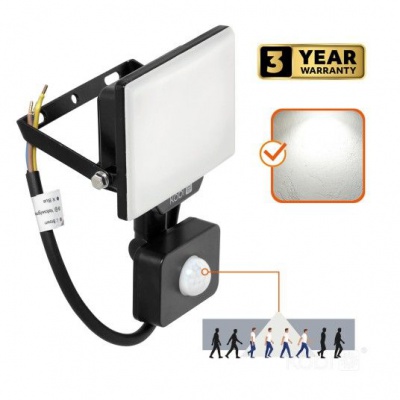 LED Reflektor DELYO MHNC 20W 4000K IP54 senzor Premium