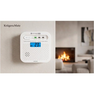 Detektor oxidu uhoľnatého Kruger&Matz Connect S10 Tuya