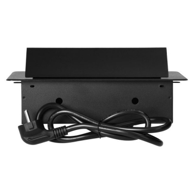 Zásuvkový blok výklopný 3 x zásuvka 230V čierny 1,5m