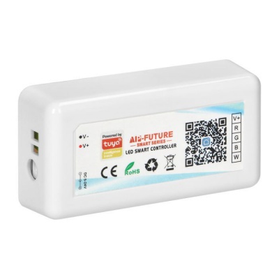 Kontrolér pre RGBW LED pásy 5-24V, 24A WiFi TUYA