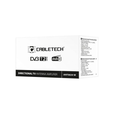 Zosilňovač a napájací zdroj pre televíznu anténu Cabletech