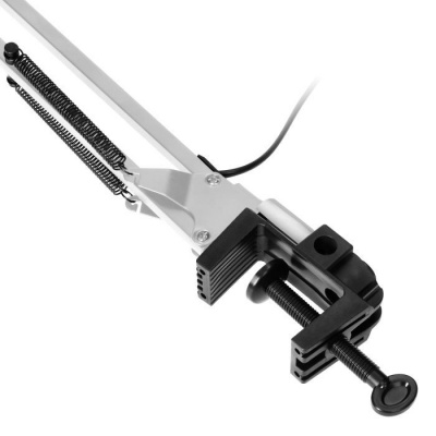 Stolná kovová lampa DIAN biela, E27, 10W