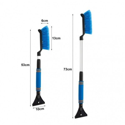 Škrabka s metličkou teleskopická 73 cm
