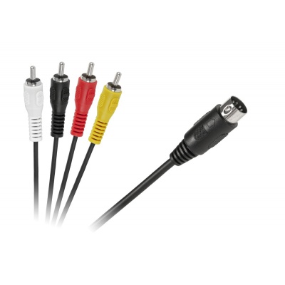 Kábel DIN5 - RCA 4x, 1,8m