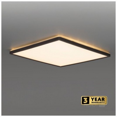 Stropné LED svietidlo NIVERA SQUARE 24W 3CCT IP54 Premium čierne