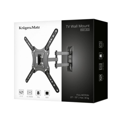 Držiak LCD TV 23" - 65" univerzálny čierny Kruger&Matz