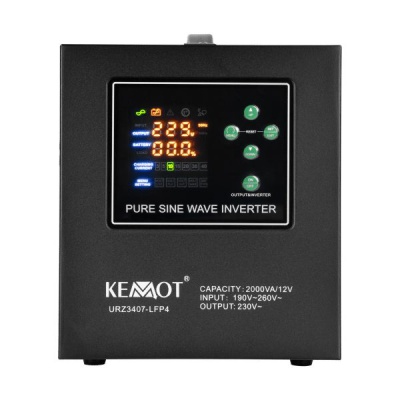 Záložný zdroj PROsinus-2000 12V 230V 2000VA/1200W KEMOT