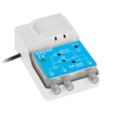 Širokopásmový anténny zosilňovač 12V CA-215 ALCAD
