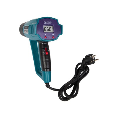 Elektrická teplovzdušná pištoľ 450W-1500W 300-650° LCD
