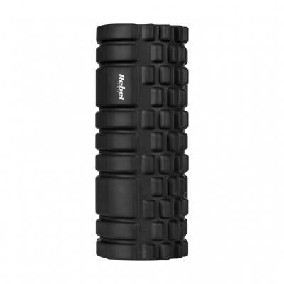 Valec na cvičenie s výstupkami na masáž 14x33cm, Black