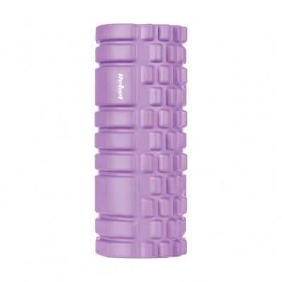 Valec na cvičenie s výstupkami na masáž 14x33cm, Purple