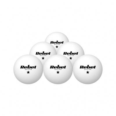 Sada loptičiek na stolný tenis *, materiál ABS, 6 ks