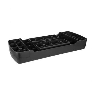 Fitness stepper, 3 výškové stupne, 68cm, BLACK