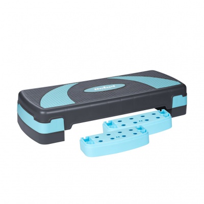 Fitness stepper, 3 výškové stupne, 78cm, BLUE