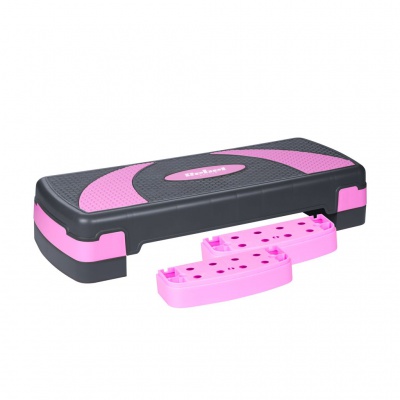 Fitness stepper, 3 výškové stupne, 78cm, PURPLE