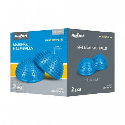 Senzorické masážne pologule, 2 ks, BLUE