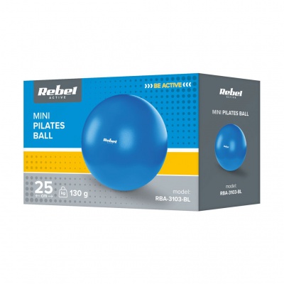 Mini rehabilitačná pilates lopta, 25cm, BLUE