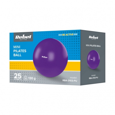Mini rehabilitačná pilates lopta, 25cm, PURPLE