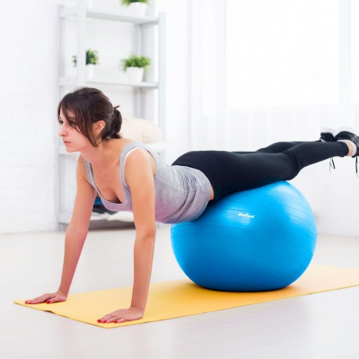 Rehabilitačná fitlopta s technológiou Anti-Burst, 75 cm