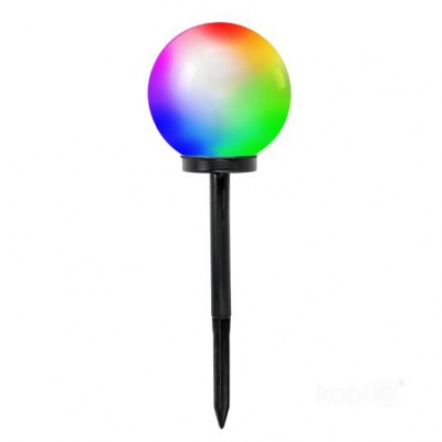 Solárna záhradna LED lampa SPHERE G2 20cm RGB