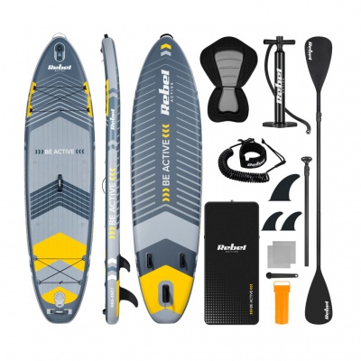 Nafukovací Paddleboard Glide, Sivý