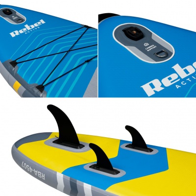Nafukovací paddleboard Glide | Modrý kompletný set