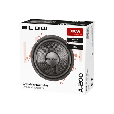 Basový reproduktor BLOW A-200 8" 300W 4 Ohm