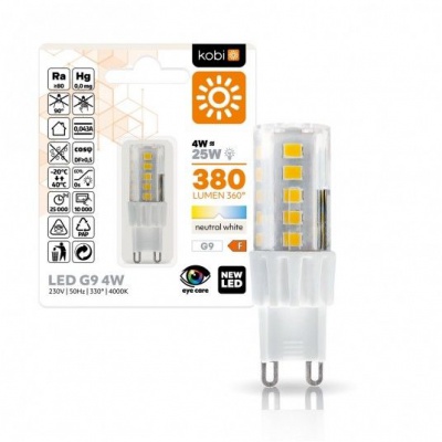 Žiarovka LED G9 4W 4000K 350LM