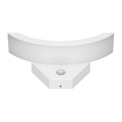 LED svietidlo SPINEL 10W senzor pohybu IP54 biele