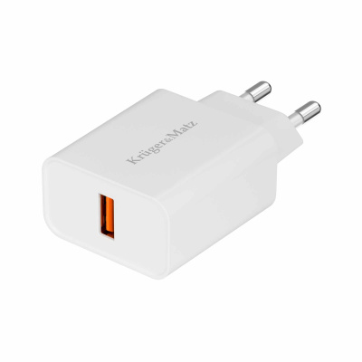 Sieťová nabíjačka USB 18W Quick Charge 3.0 Kruger&Matz